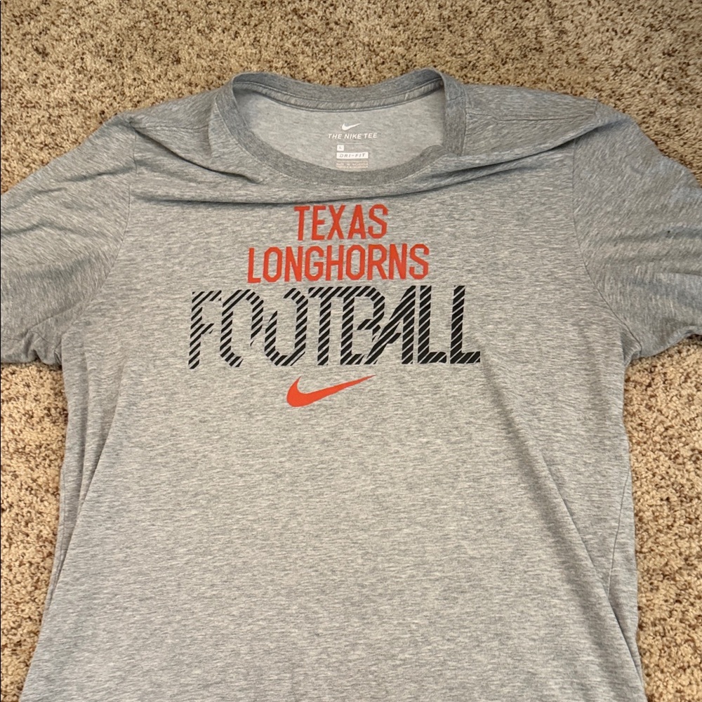 Nike Gray Texas Longhorns Football Tee